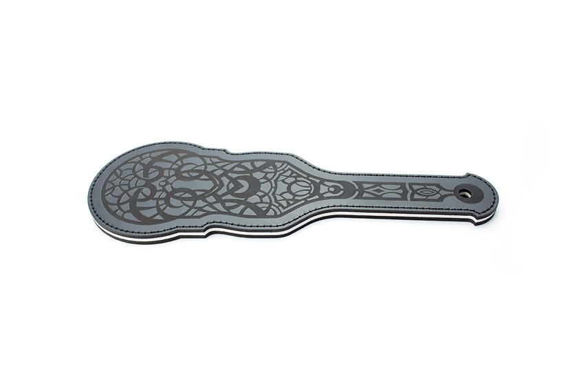Robust disciplinarian leather paddle | BDSM Attributes